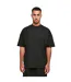 Mens Mock Neck Oversized T-shirt Black Build Your Brand-2