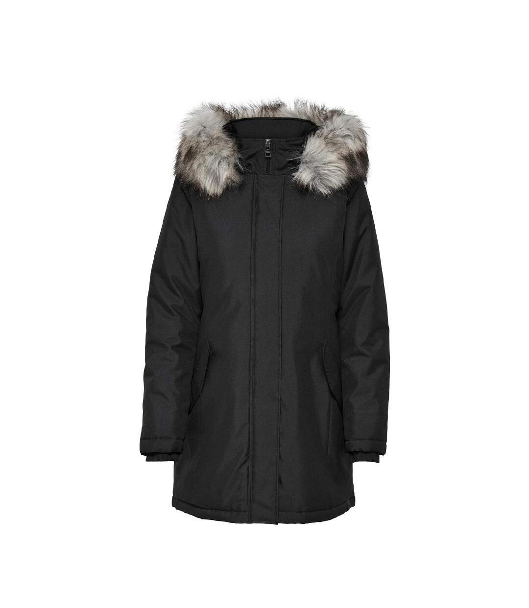 Doudoune noire femme only fresh-2