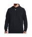 Sweat à capuche noir homme under armour rival fleece-1