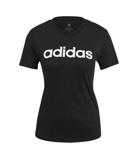 T-shirt Motif/style Logo Femme Noir Adidas