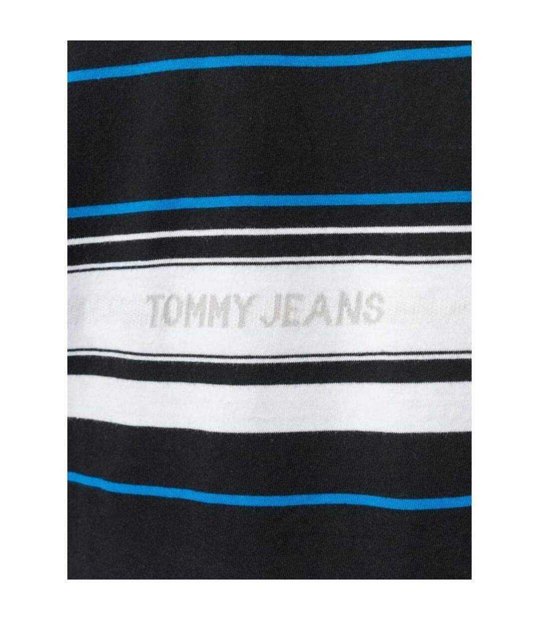 Polo Motif/style Rayé Homme Bleu Blanc Noir Tommy Hilfiger-4