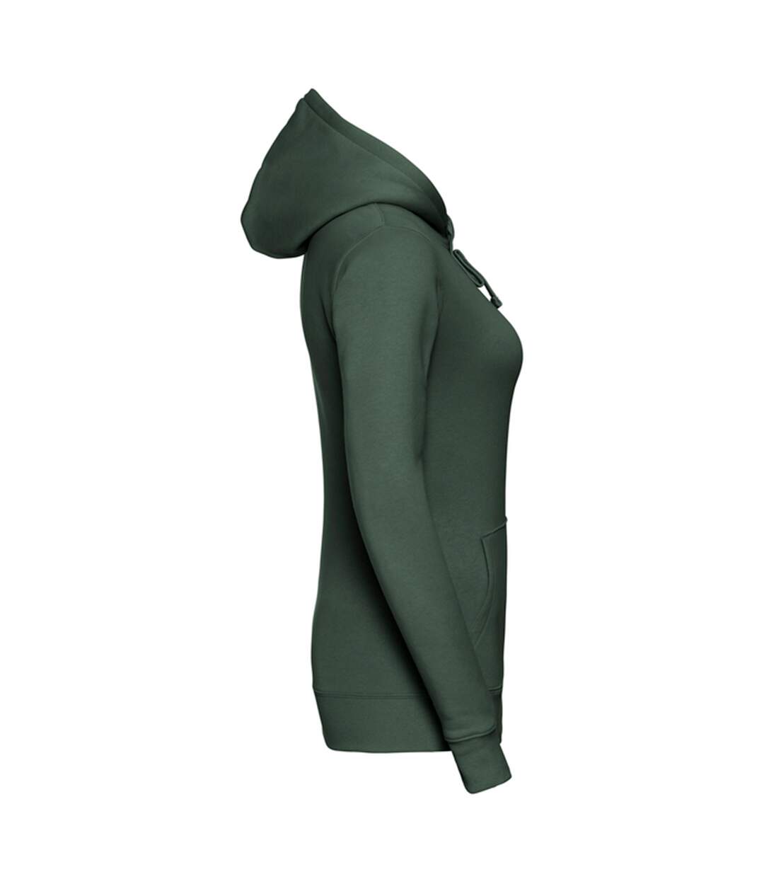 Sweat À Capuche Authentic Femme Vert Bouteille Russell-3