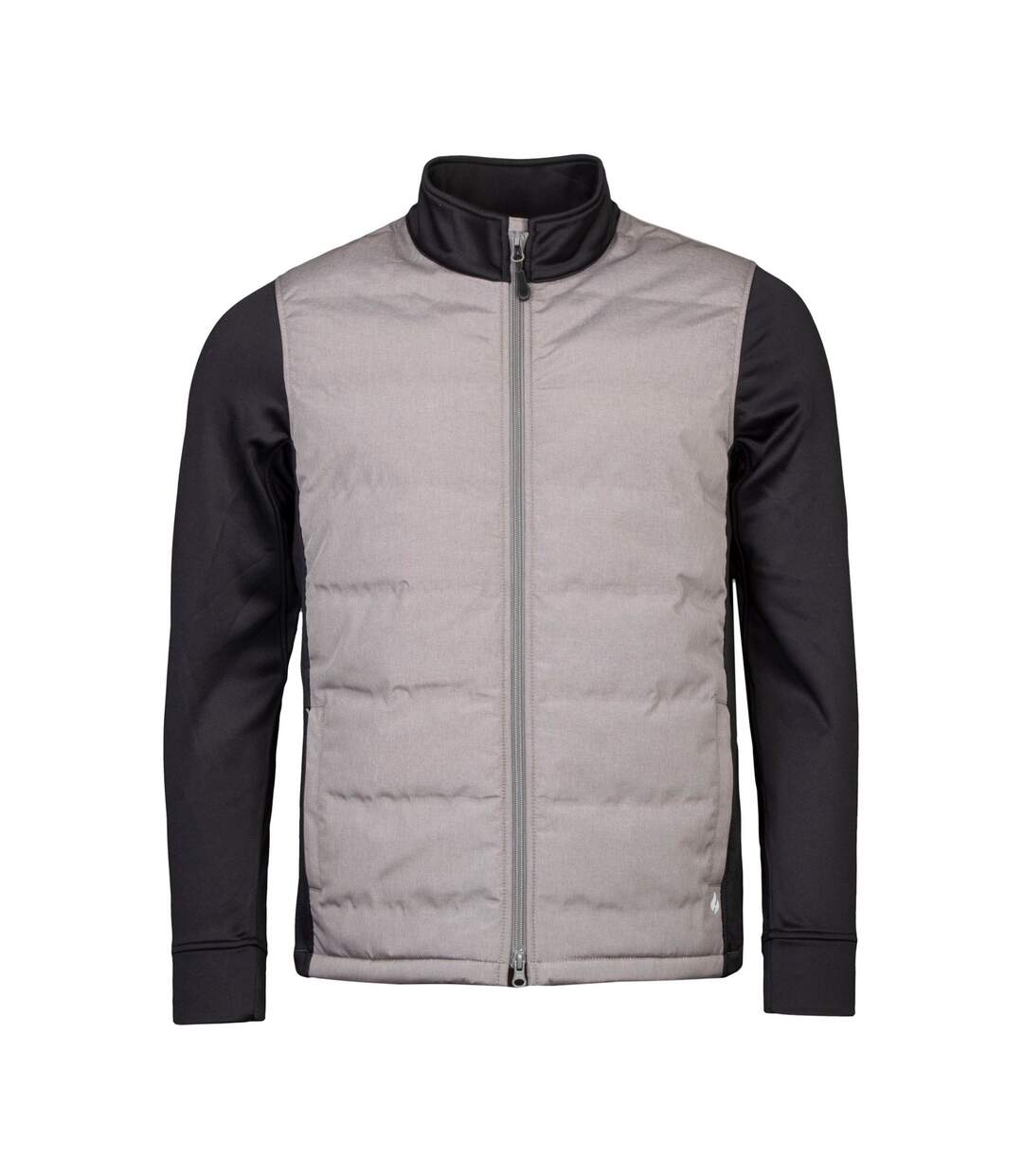 Veste résistante à l'eau doublée en polaire pour hommes fermeture éclair-1