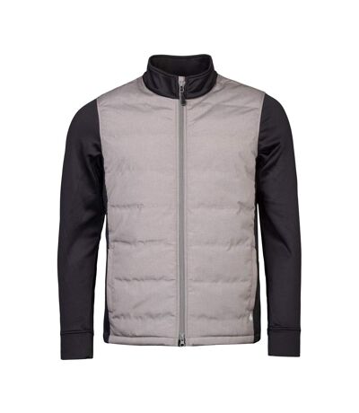 Veste résistante à l'eau doublée en polaire pour hommes fermeture éclair