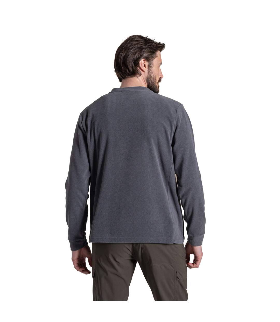 Haut Polaire Corey Homme Poivre Noir Chiné Craghoppers-3