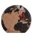 Globe terrestre en liège World 15 x 20 cm