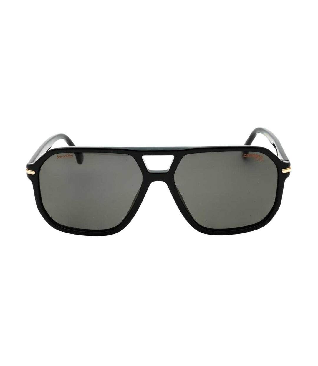 Lunettes De Soleil Homme Taille Unique Gris Jaune Or Carrera-1
