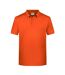 Polo Basic Homme Orange Foncé James And Nicholson-1