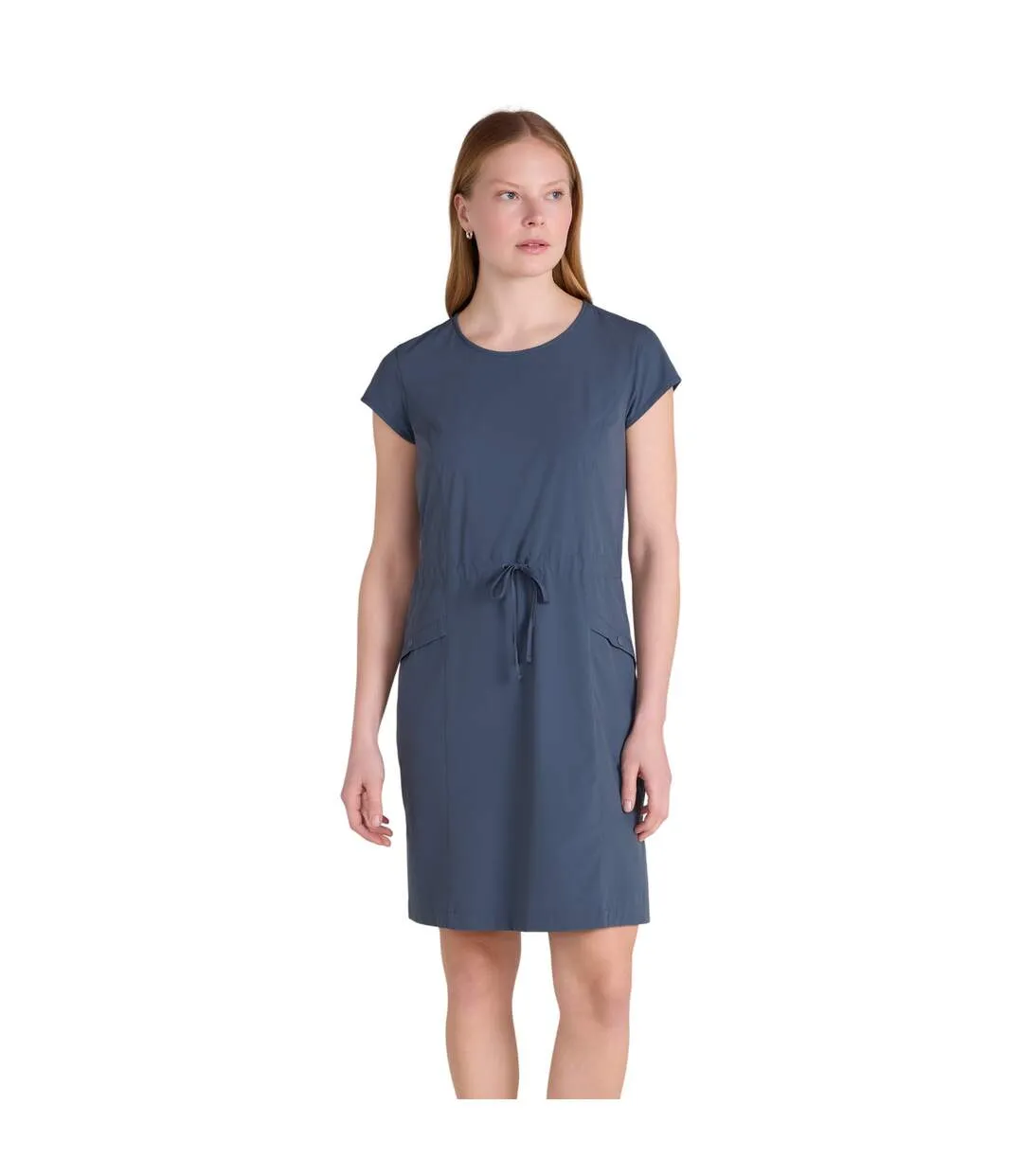 Womens/ladies Tahiti Quick Dry Dress Dark Blue Mountain Warehouse-2