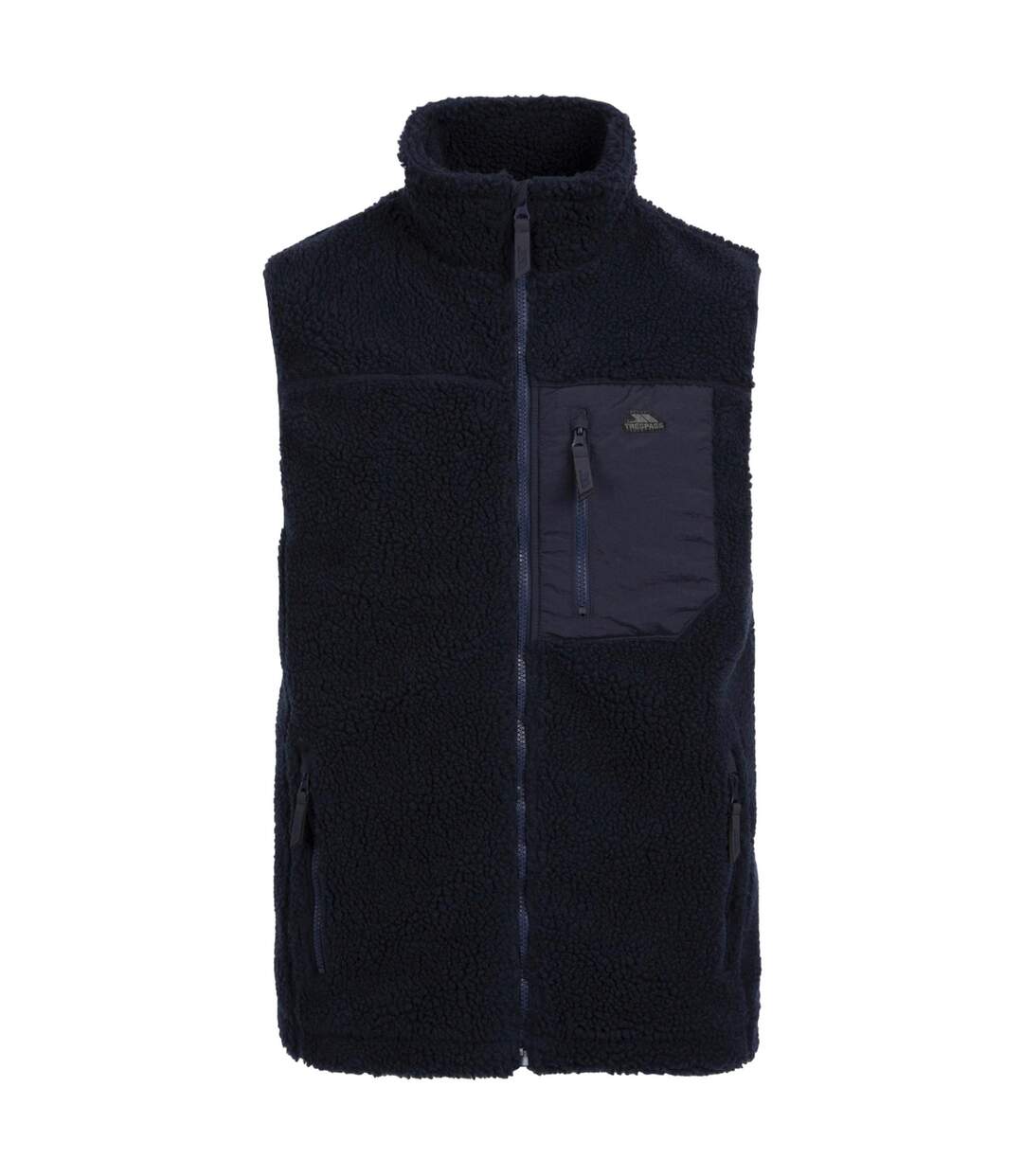 Mens buckless fleece vest navy Trespass