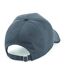 Casquette Authentic Unisexe Gris Noir Beechfield-2