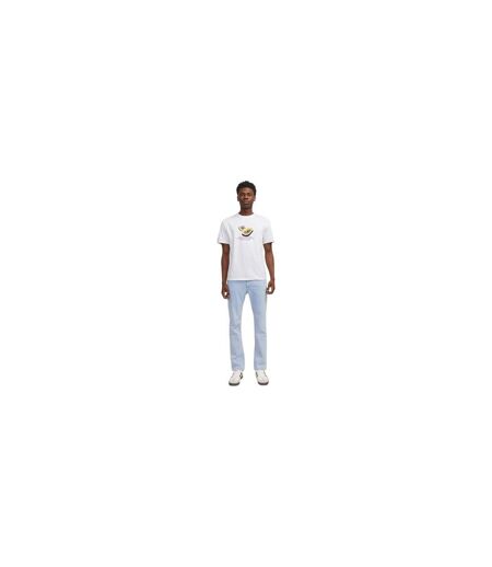 T-shirt Motif/style Papaye Homme Blanc Vif Jack And Jones