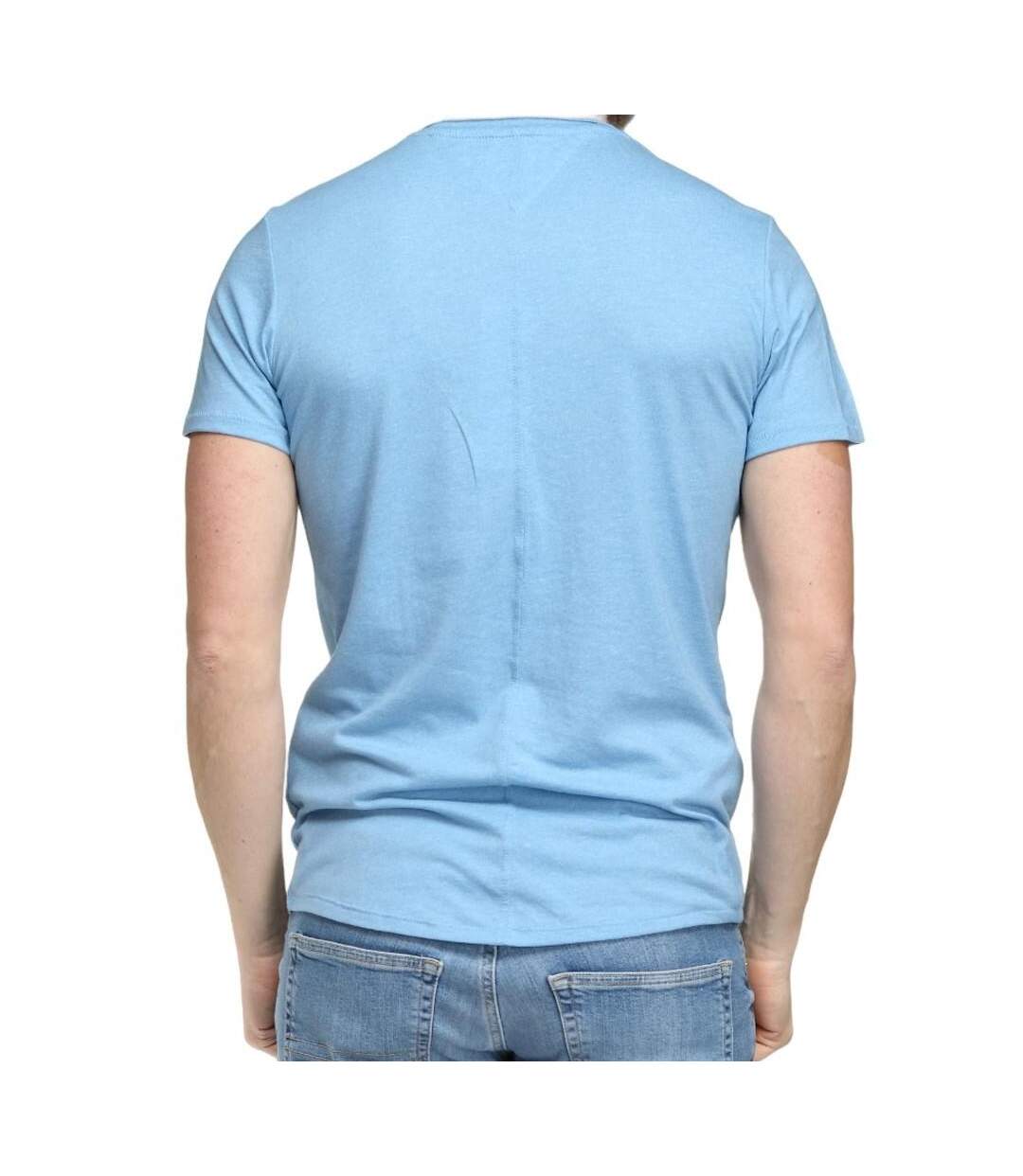 T-shirt bleu homme tommy jeans slim jaspe - xs-2