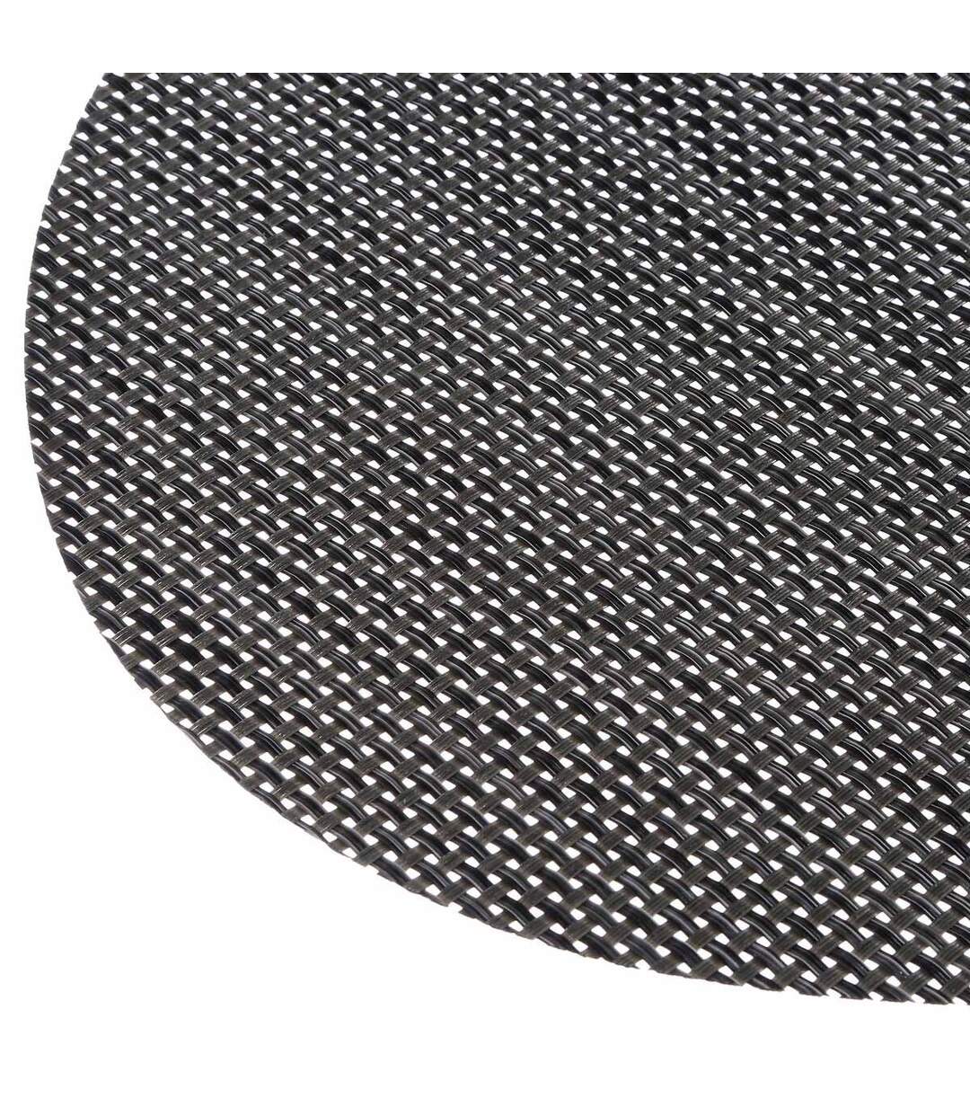 Set de Table Ovale Maoli 35x48cm Noir-2