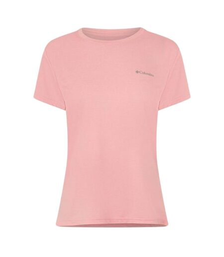 Womens/ladies Bluevista Hill Crew Neck T-shirt Pink Columbia