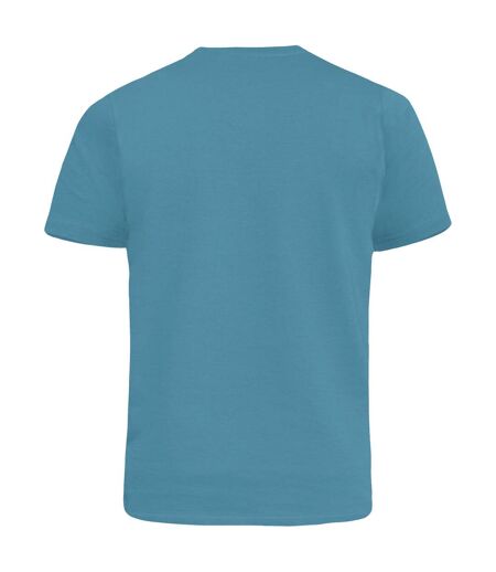 Duke Mens Signature 2 King Size Cotton V Neck T-Shirt (Teal) - UTDC184