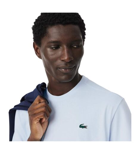 T-shirt Motif/style Logo Brodé Homme Bleu Lacoste