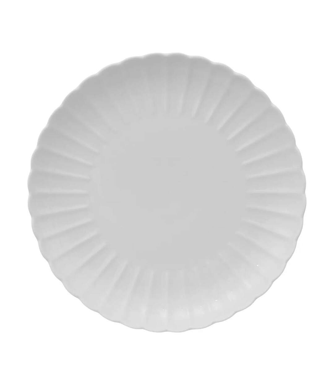 Lot de 6 Assiettes Plates Romy 27cm Blanc-1