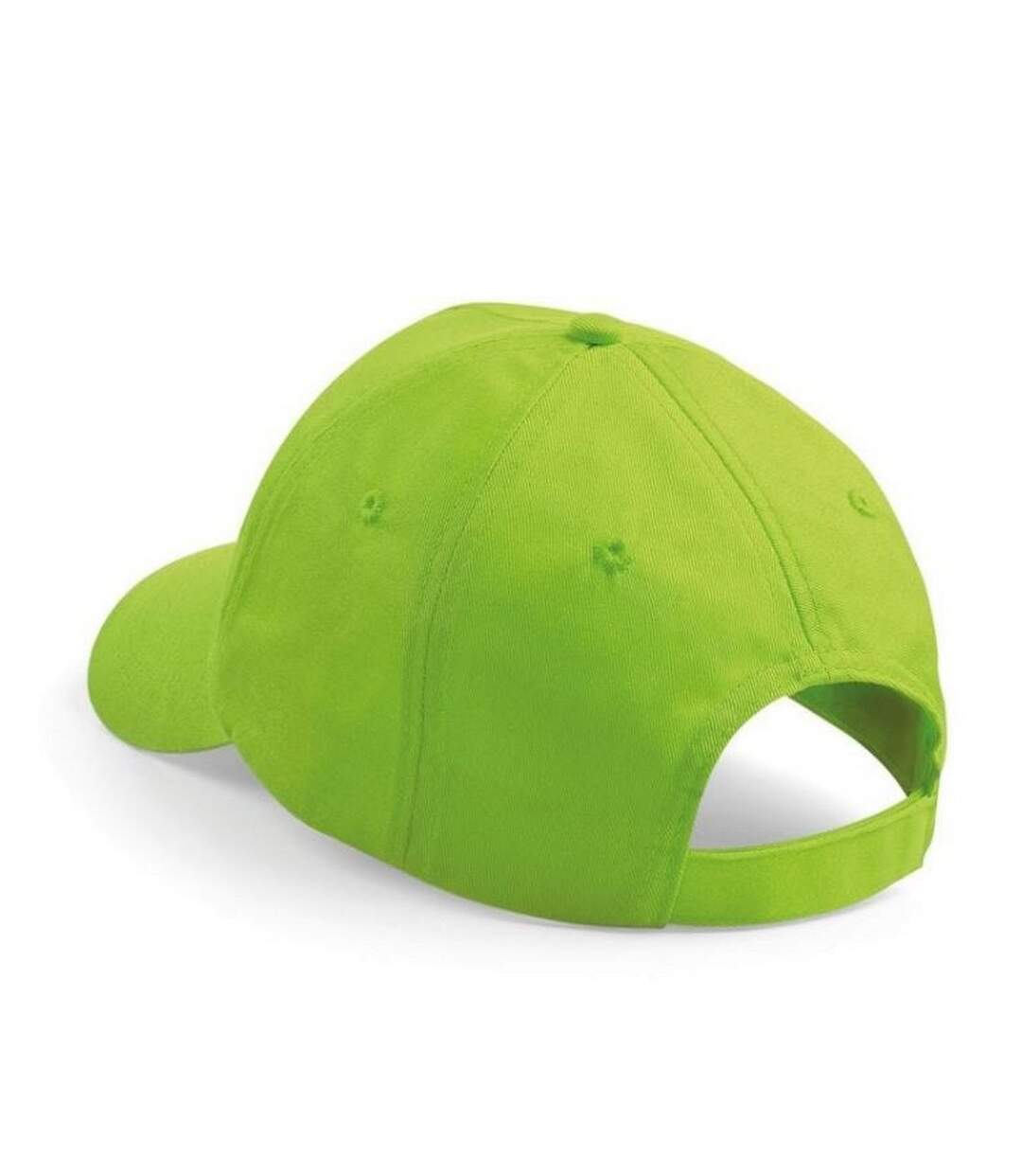 Casquette baseball adulte unisexe vert citron Beechfield-2