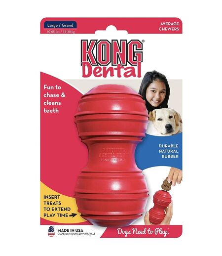 Dog dental toy large red KONG