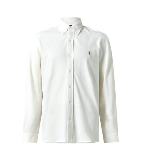 Chemise À Boutons Homme Crème Pâle Ralph Lauren