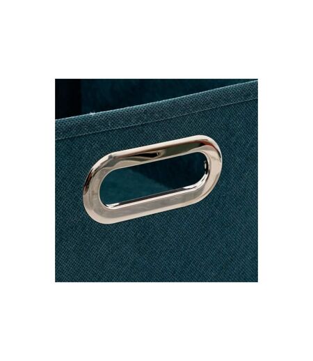 Boîte de Rangement Pliable Premium 15x31cm Bleu Pétrole