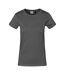 T-shirt Premium Femme Gris Acier Uni Promodoro-1