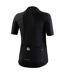 Womens/ladies Karol Full Zip Short-sleeved Jersey Black Bicycle Line-2