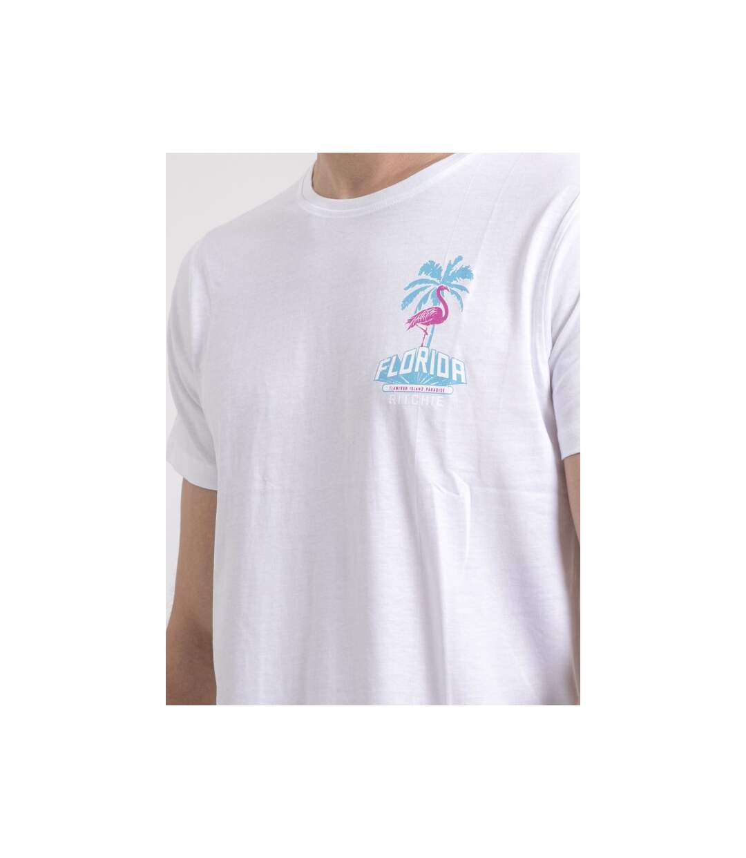 T-shirt col rond pur coton NARUBA-3