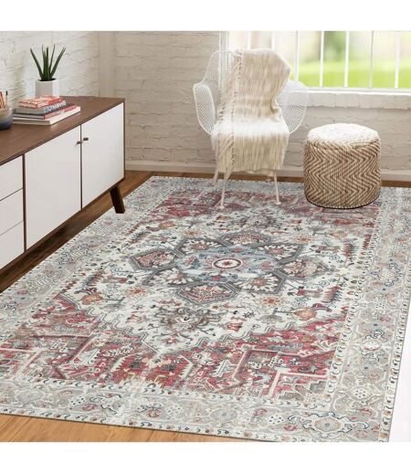 Tapis orient tissé en coton motif classique TAYMA