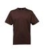 Tee Jays Mens Short Sleeve T-Shirt (Chocolate)