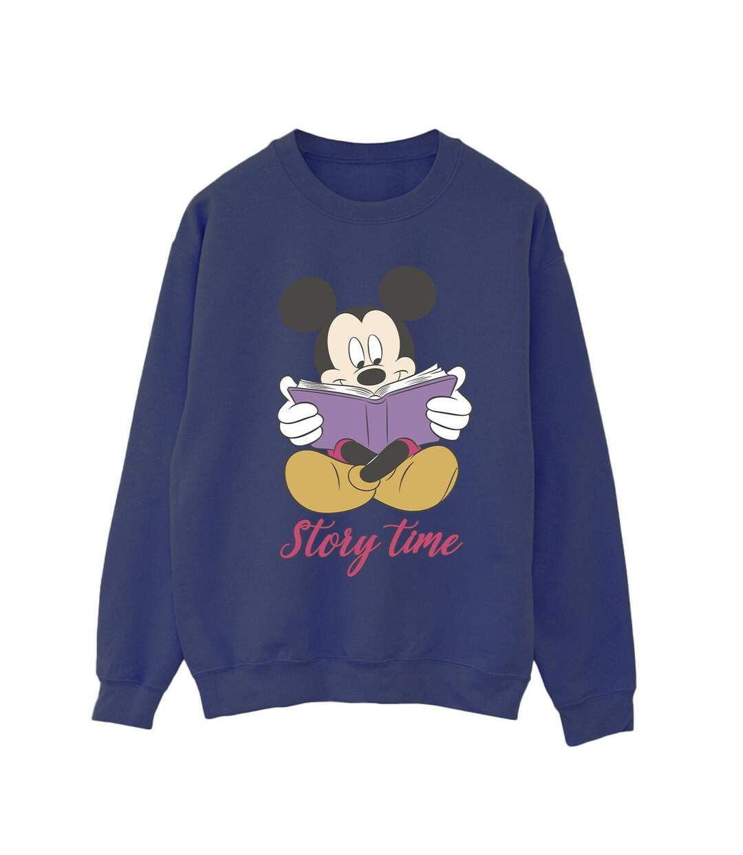 Disney Sweatshirt Mickey Mouse Story Time - Femmes/Ladies (Bleu marine) - UTBI28942-1