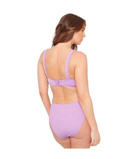 Bas De Maillot De Bain Motif/style Texturé Femme Lilas Be You