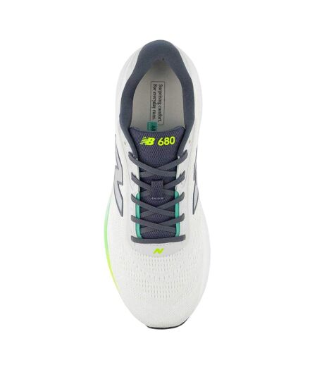 Mens 680 V8 Trainers White Green New Balance