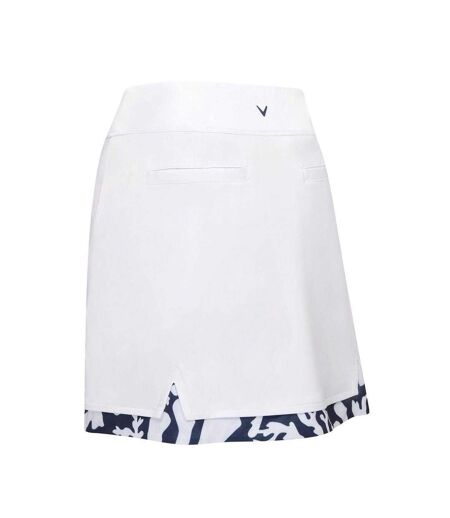 Jupe-short Golf Motif/style Floral Abstrait Femme Blanc Callaway