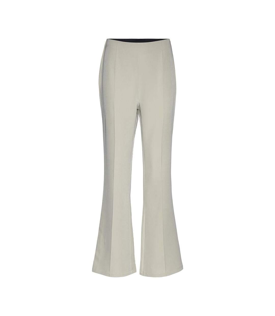 Pantalon fluide beige femme vero moda bitte-1