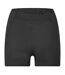 Womens/ladies Opaque Mini Shorts Black USA Pro-3