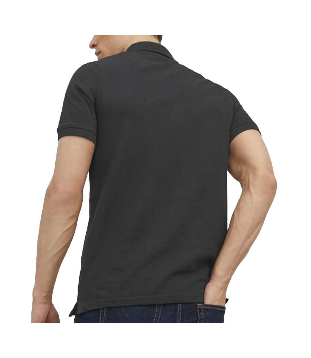 Polo Noir Homme Jack & Jones Basic - 3XL-2