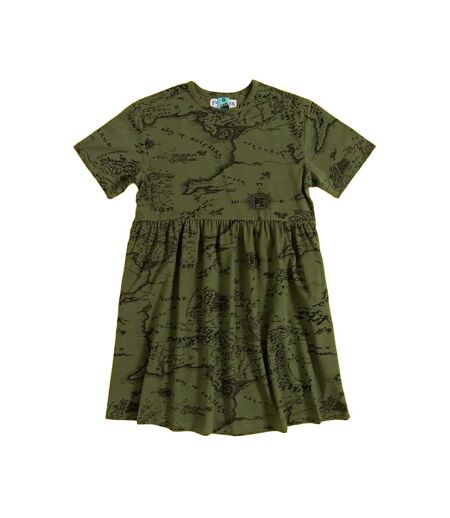 Robe Motif/style Pour Carte Femme Vert Kaki The Lord Of The Rings