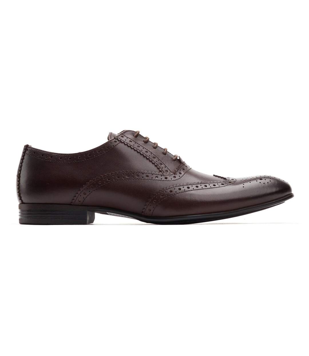 Chaussures brogues mirabelle homme marron foncé Base London-1