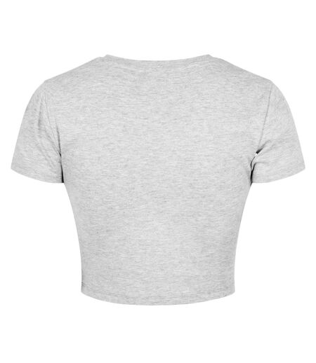 T-shirt Court Motif/style 1 Femme Gris Chiné Chiné Jack Wills