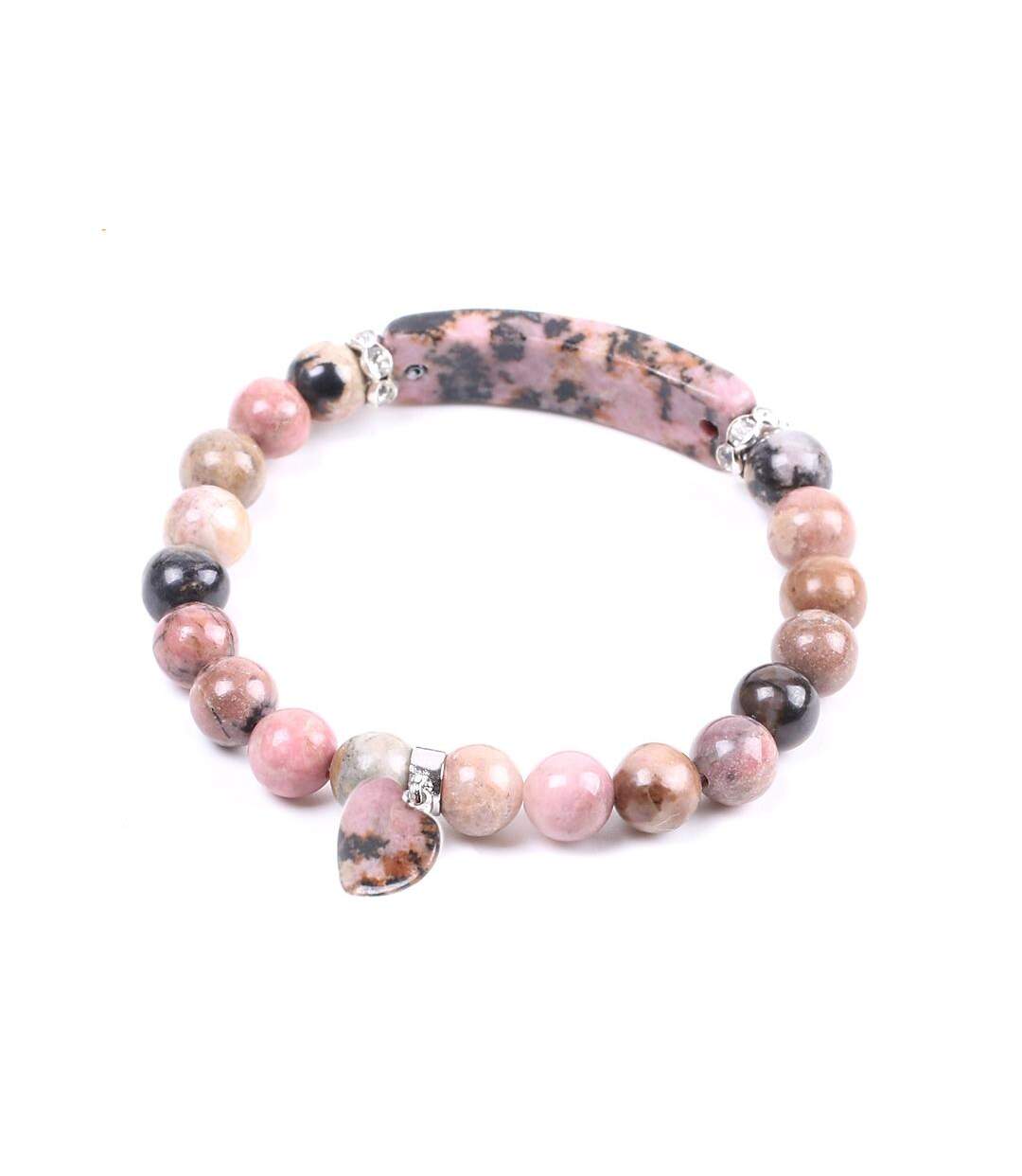 Bracelet amour et rhodochrosite