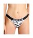 Bas De Maillot De Bain Motif/style Imprimé Zèbre Femme Blanc Noir Calvin Klein-3