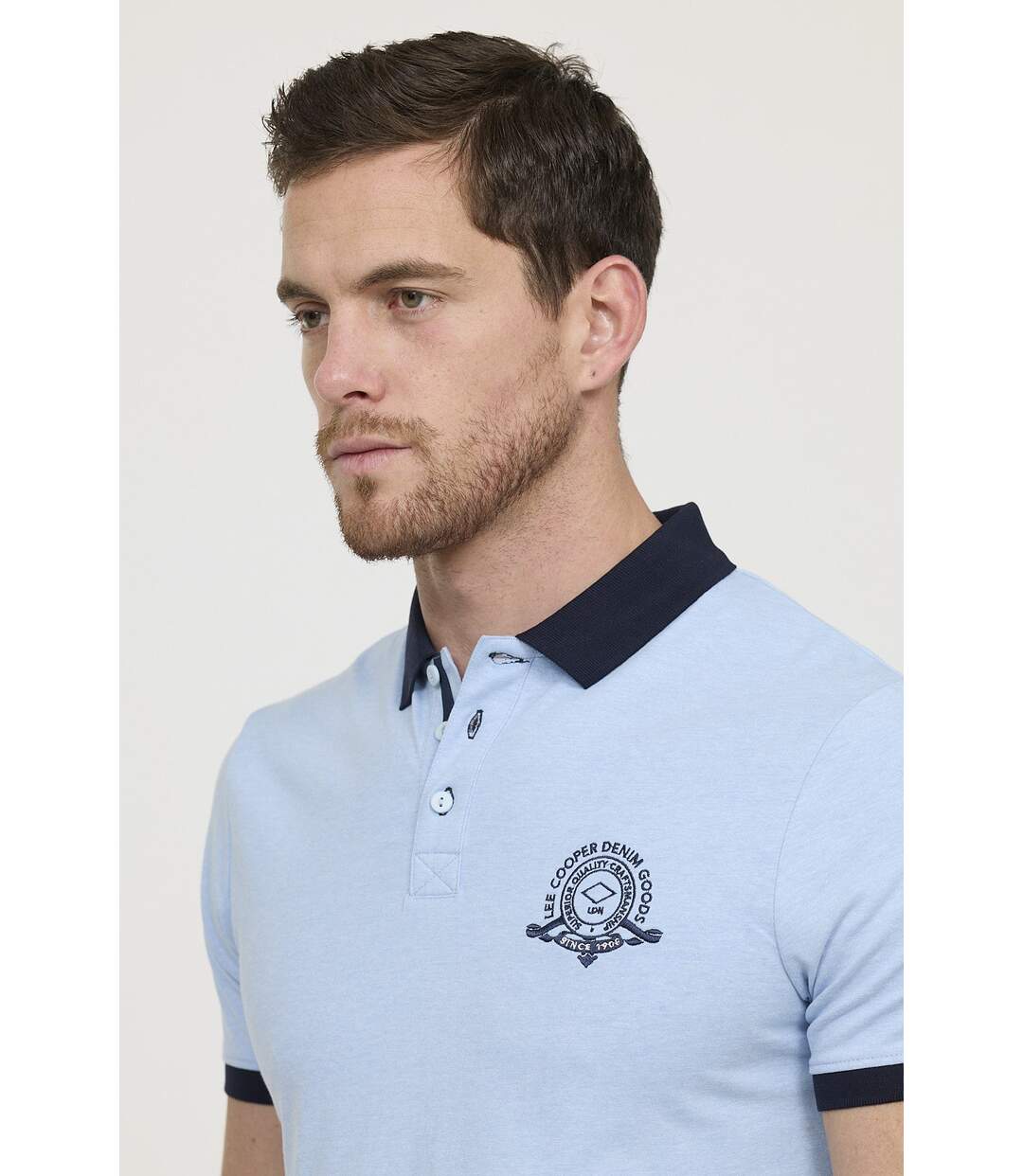 Polo BAC Gris bleu chiné-3