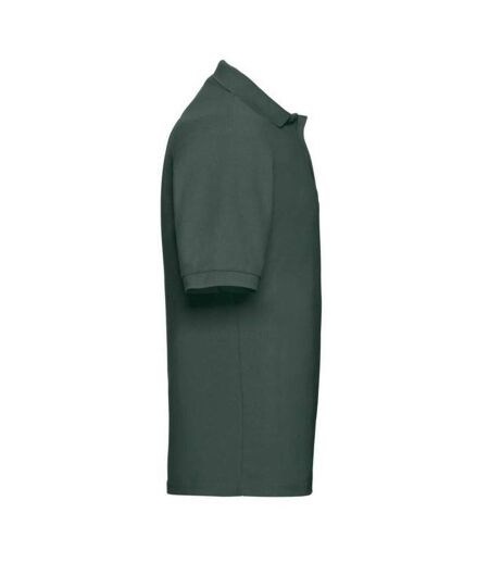 Polo À Manches Courtes Homme Vert Bouteille Russell