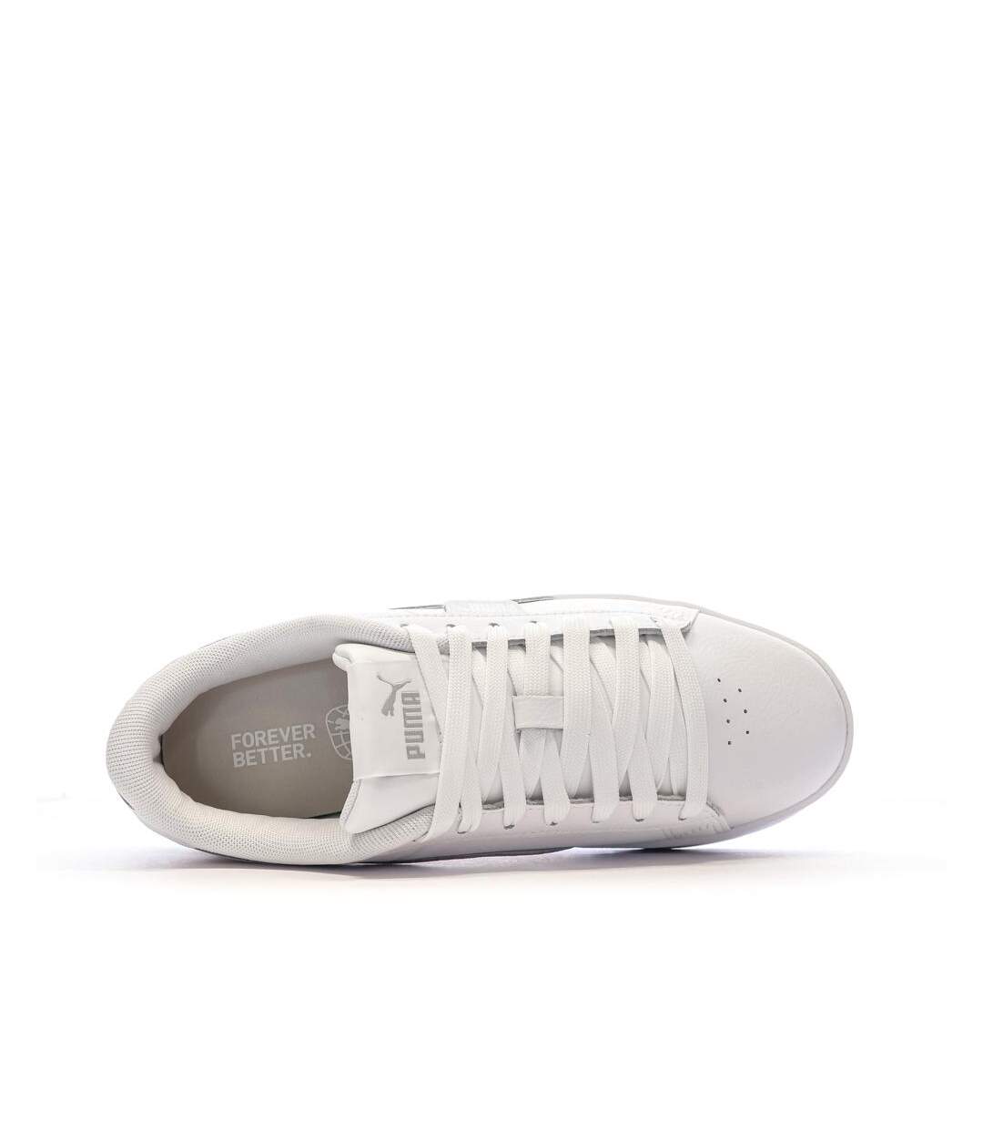 Baskets blanches/roses femme puma jada renew-4