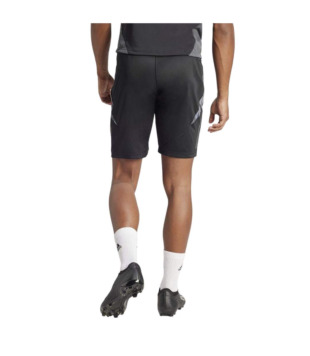 Mens Tiro 25 Competition Shorts Black Grey Adidas-4