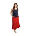 Womens/ladies Chelle Organic Cotton Square Neck Vest Top Navy Weird Fish-1