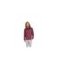 Mens Willow Collared Long-sleeved Shirt Burgundy Roamers-1