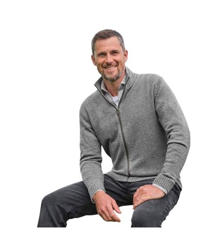 Cardigan Lincoln Homme Gris Chiné WoolOvers